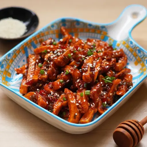 crispy honey chilly potato