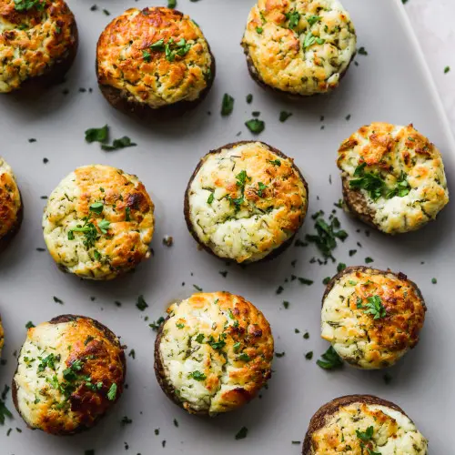 stuffed cheesy mushroom