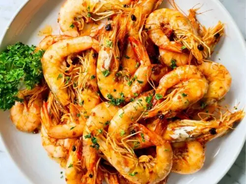 butter garlic prawns